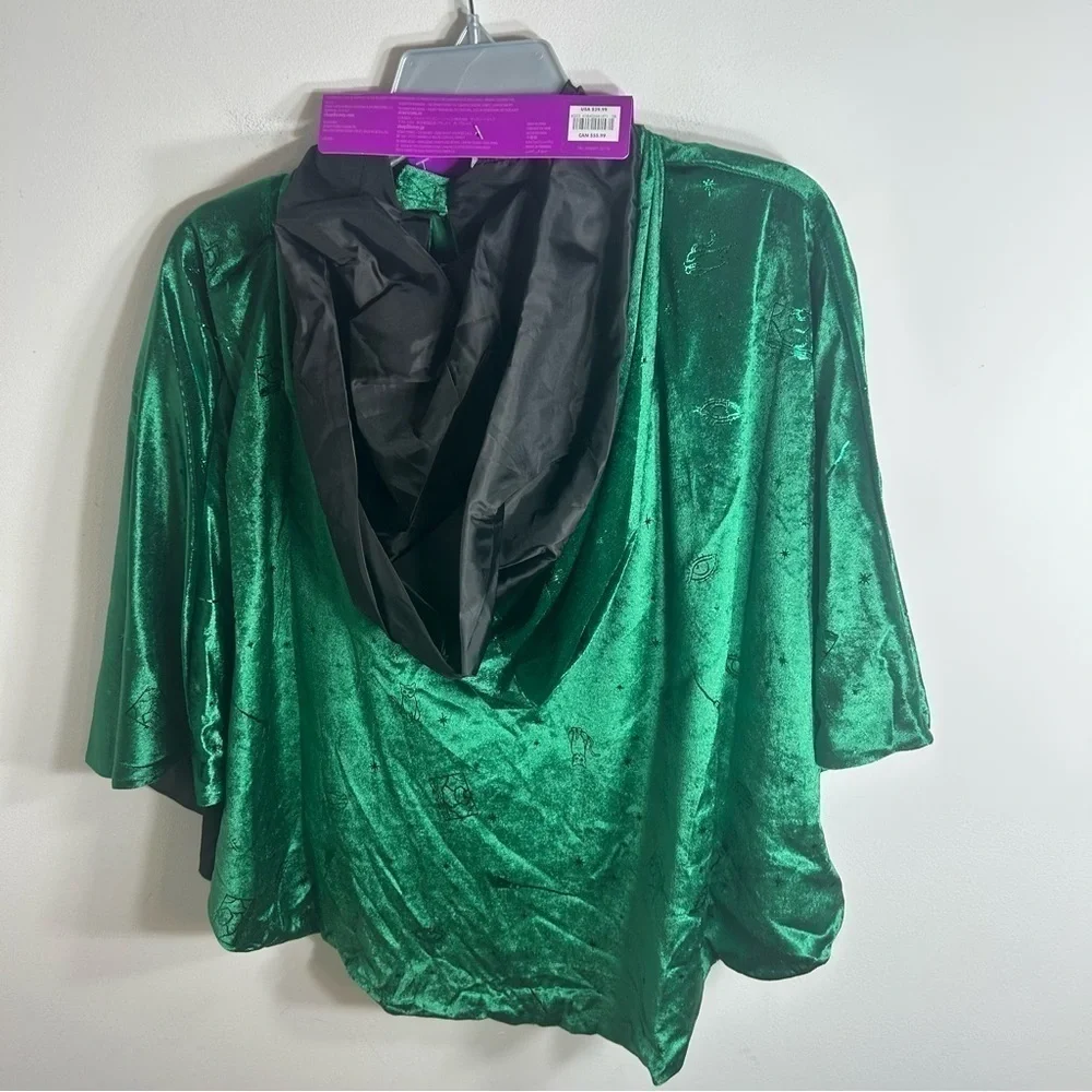 Disney Hocus Pocus Winifred Adult Costume Set NEW Cape Hair Piece Halloween